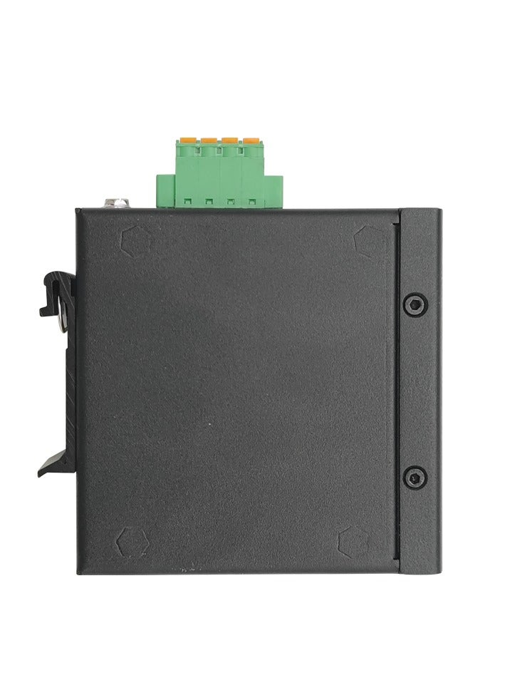 2*10/100/1000Base-T to 100/1000Base-X unmanaged Compact Industrial Media Converter, Fiber SC Connector, DC12-58V input, redundant dual power supply, Din-rail installation - Image 2