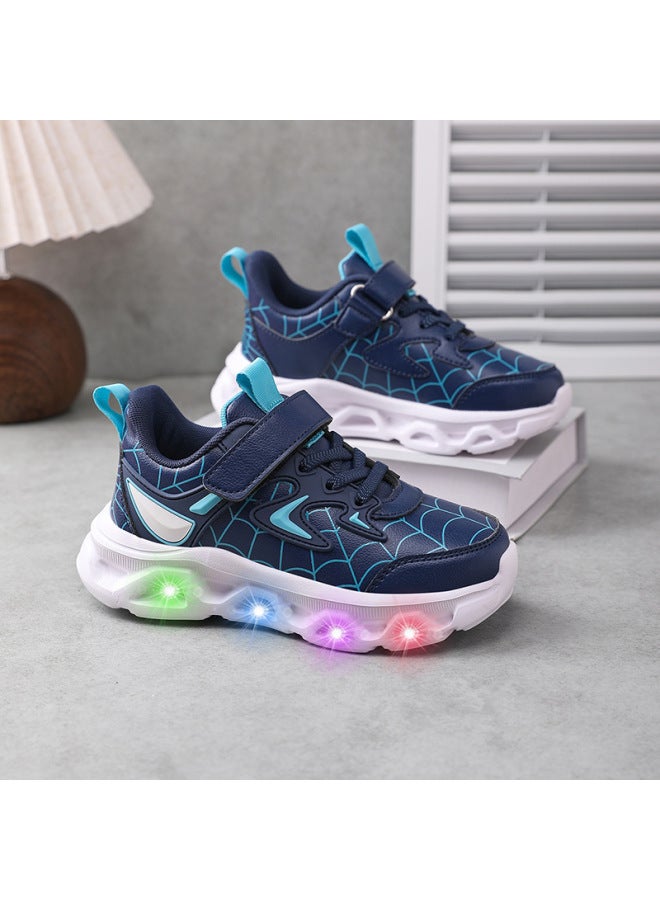 Boys' Korean Style Sports Shoes  Spring And Autumn New Soft Sole Fashion Cartoon Running Shoes