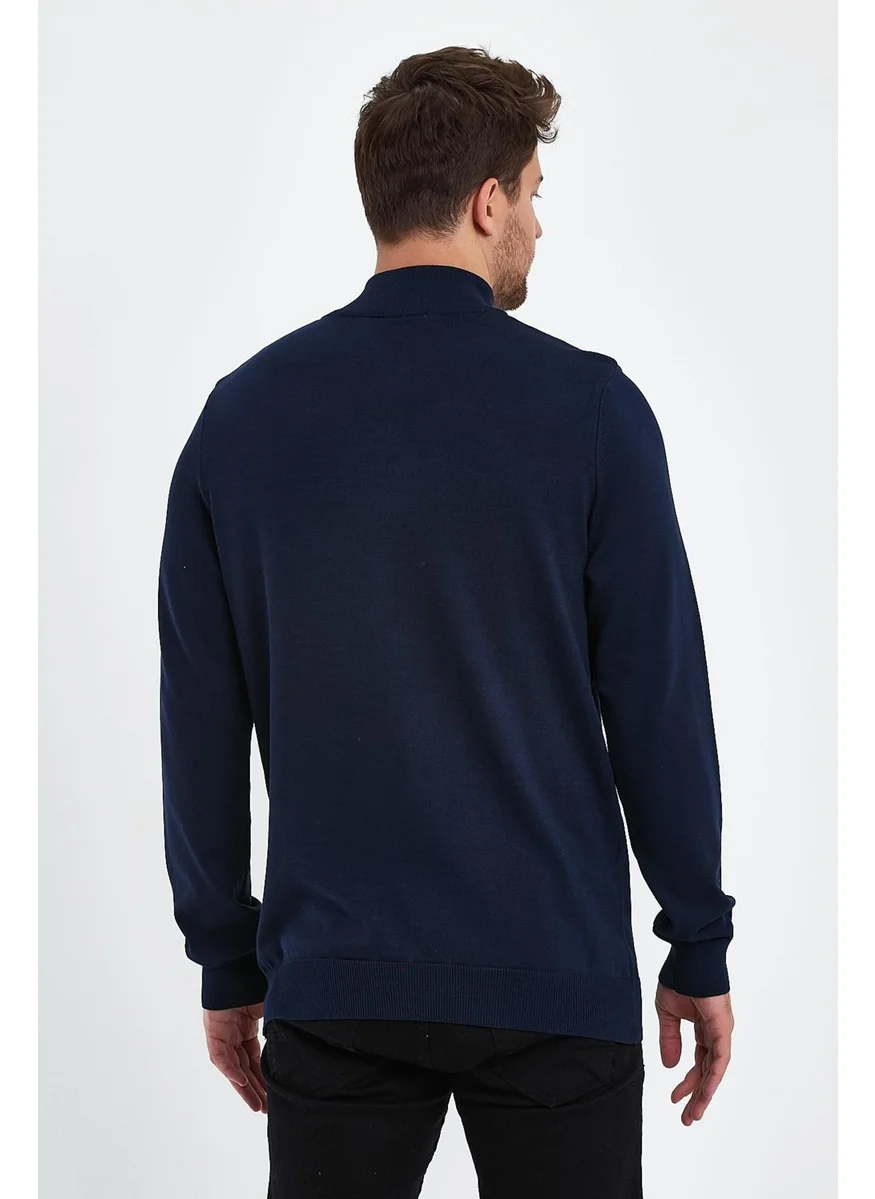 Alexander Gardi Half Turtleneck Zipper Sweater (E23-6701)
