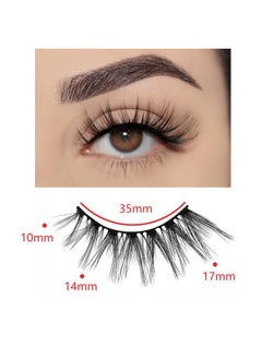 FARRED Wholesale Faux Mink Lashes 30 Pairs 3D A04 Medium Length Vegan Eyelashes Fluffy Volume Strip Lashes Bulk Fake Mixed Natural Look 3D False Eyelashes (3D A04)  - Image 3