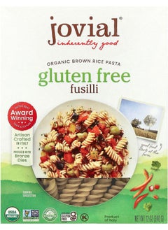Jovial Organic Brown Rice Pasta Fusilli 12 oz (340 g) 