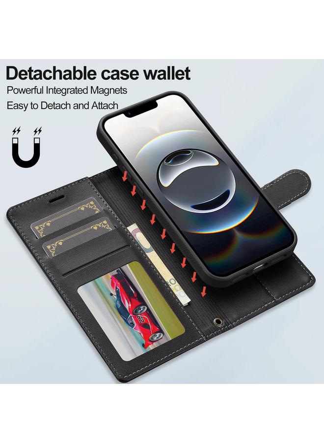 LC.IMEEKE Case For iPhone 16e L2 Series Detachable Magsafe PU Phone Case with Lanyard - Image 5