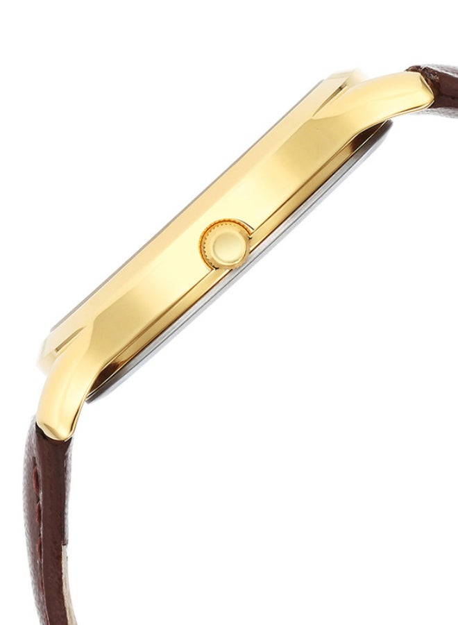 TITAN ساعة تيتان كاريشما التناظرية بقرص دائري أخضر وحزام أسود للرجال - Image 4