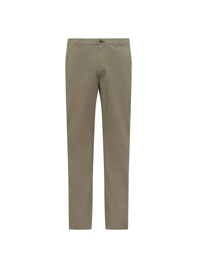 Calvin Klein Jeans Dusty Olive Cotton Slim Chino Pants for Men | Best Price UAE