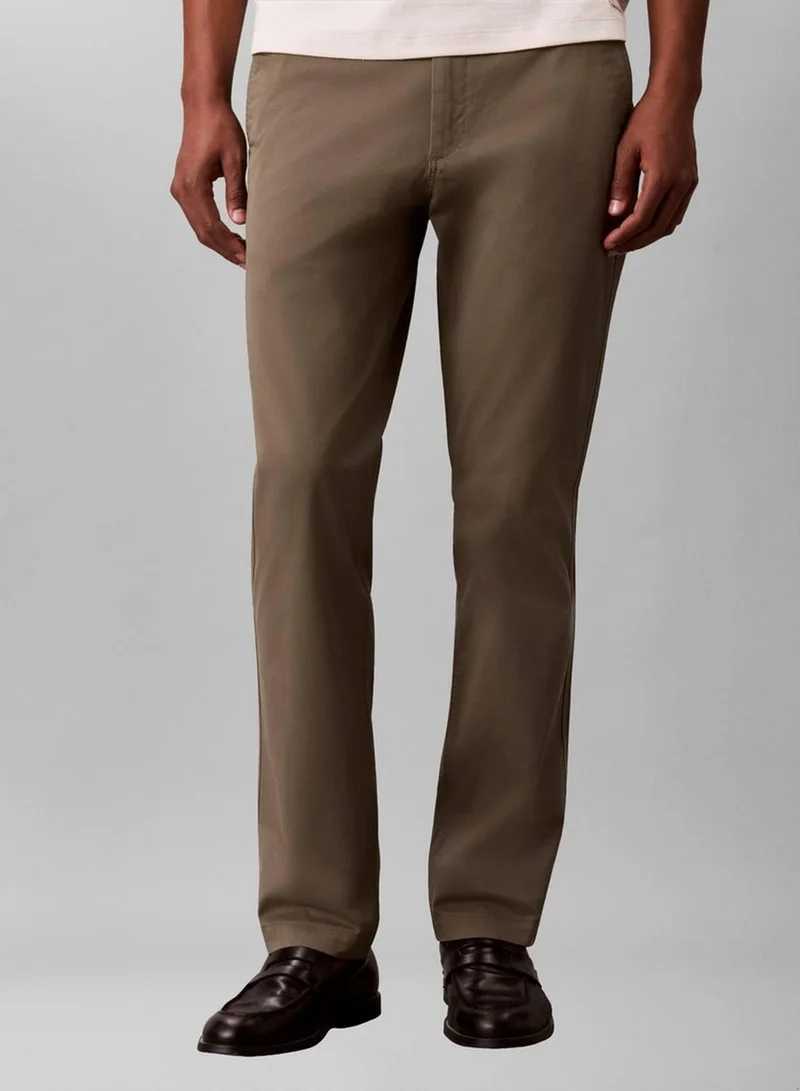 Cotton Slim Chino Pants