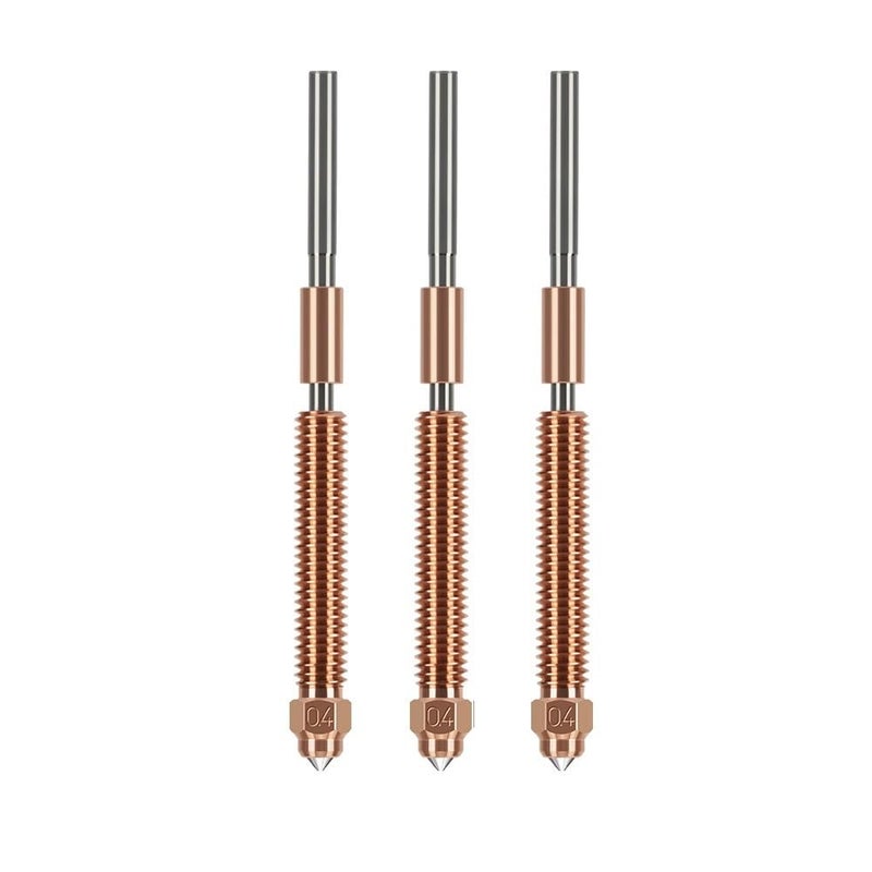 Creality K2 Plus 3D Printer Quick Swap Nozzle Kit 3Pcs 0 4mm Hardened Steel All Metal - Image 1