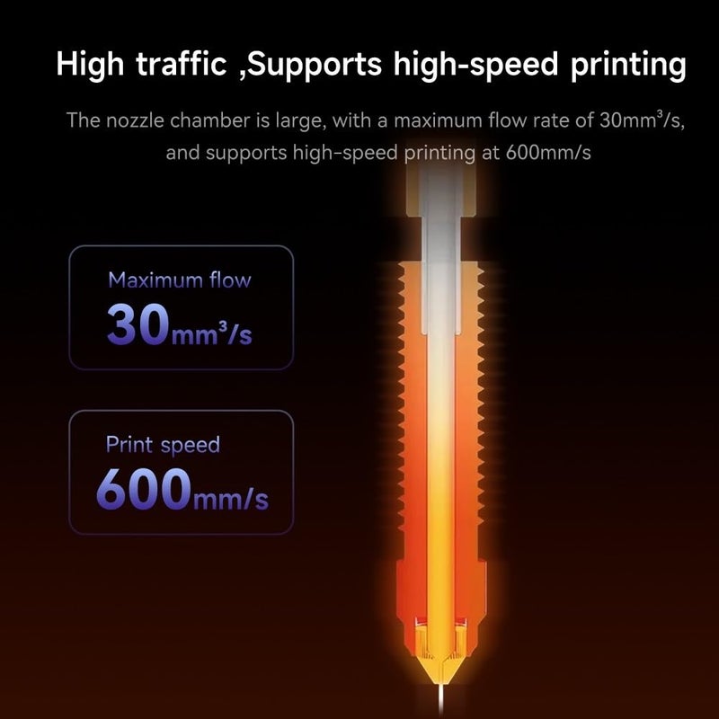 Creality K2 Plus 3D Printer Quick Swap Nozzle Kit 3Pcs 0 4mm Hardened Steel All Metal - Image 5