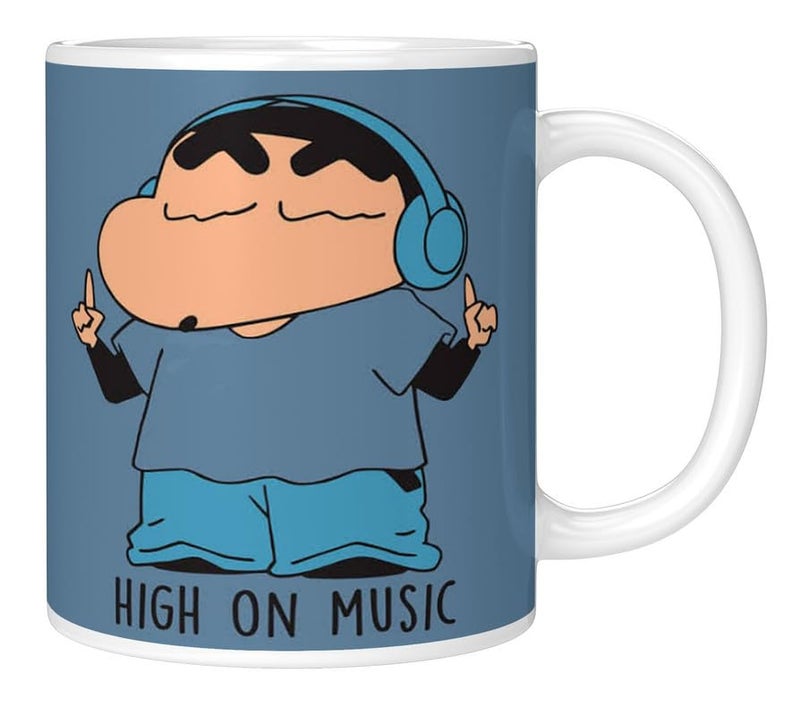 PrintingZone Compatible Print with Shinchan Mug Cartoon Printed Cup Microwave Safe Ceramic Coffee Mug 350ml Pack of 1NDV_87 - Image 3