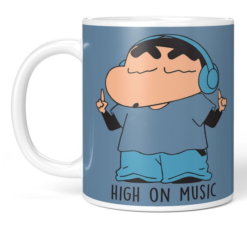 PrintingZone Compatible Print with Shinchan Mug Cartoon Printed Cup Microwave Safe Ceramic Coffee Mug 350ml Pack of 1NDV_87 - Image 5