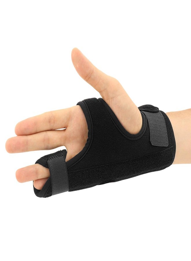 Soles Neoprene Boxer Break Metacarpal Splint Brace Fits both Left/Right Hand, Finger Splint - Image 2