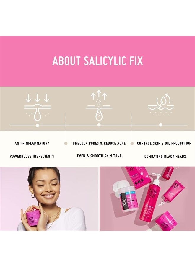 NIP+FAB Nip + Fab Salicylic Fix Clay Mask for Face Purifying Cleansing Facial Mask to Minimize Pores Oil Control Brighten Skin Target Blemishes, 5.7 ounces  - Image 5