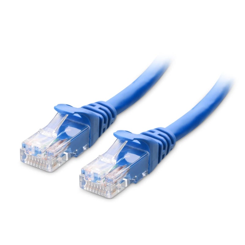 Cable Matters 10Gbps Snagless Cat 6 Ethernet Cable - 25ft, Cat 6 Cable, Cat6 Cord, Ethernet Cord, Blue - Image 1
