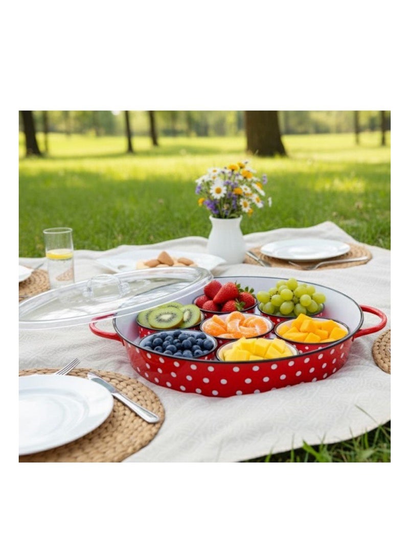 MARS Q Breakfast tray with lid and serving bowls - Image 1