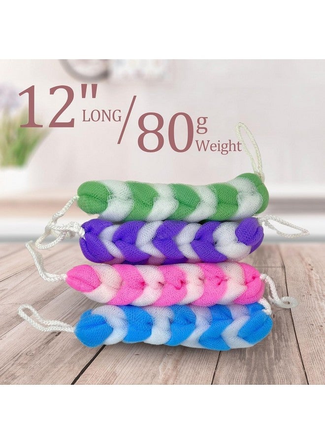 INSIME Body back scrubber for bathing for men & women | Long stretch Loofah back scrubbing body scrubber for bathing | Soft Exfoliating sponge body wash scrubber | Shower Scrub bath accessories for women & men (Pack of 1) - Image 5