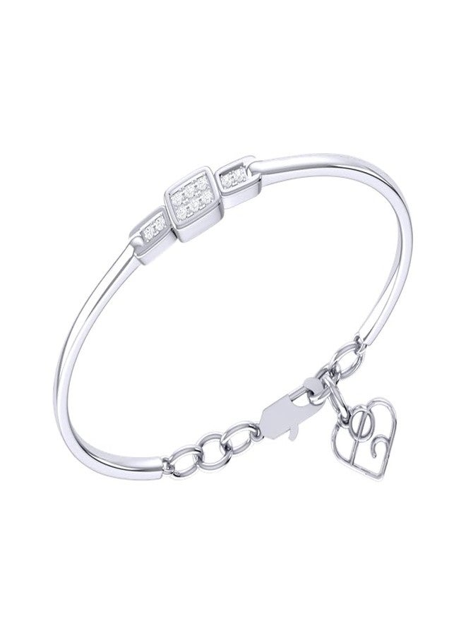TINY TIARAA Radiance CZ 925 Silver Bracelet - Image 1