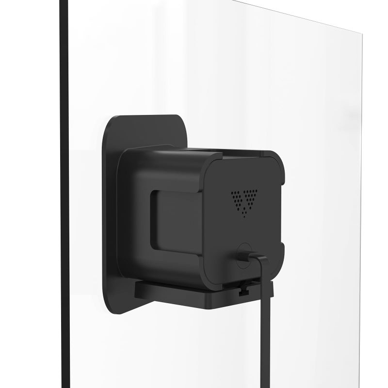 SURVADV Window Mount for Wyze Cam V4/V3/V3 Pro, 20 Degree Tilt(Up/Down/Left/Right), No Screws, Self-Adhesive, Wyze Window Mount Easy Installation for Indoor/Outdoor Glass Monitoring, Black - Image 5