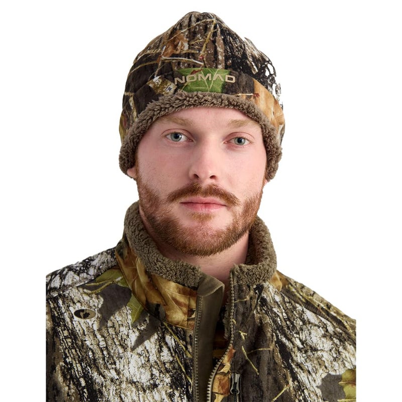 Nomad Mens Harvester VX3 Beanie Hat, Insulated, Quiet, Comfortable Hunting Headwear, Mossy Oak New Breakup Camo, One Size - Image 1