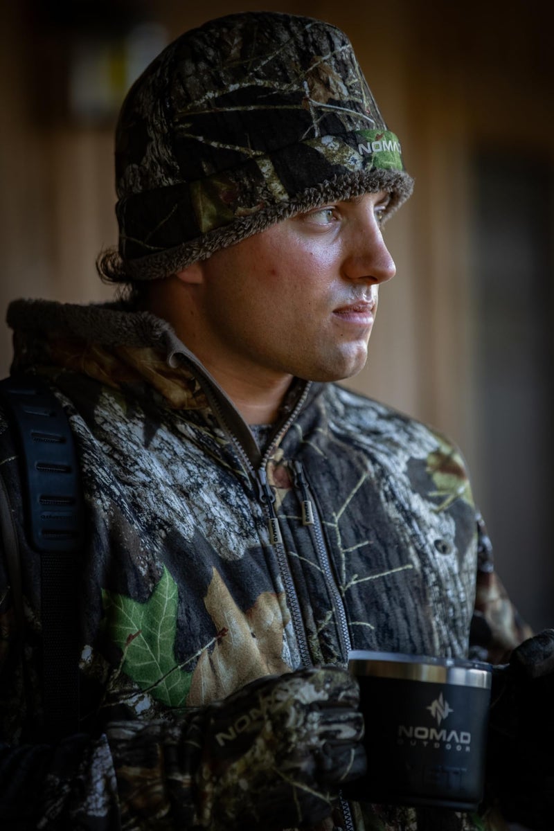 Nomad Mens Harvester VX3 Beanie Hat, Insulated, Quiet, Comfortable Hunting Headwear, Mossy Oak New Breakup Camo, One Size - Image 5