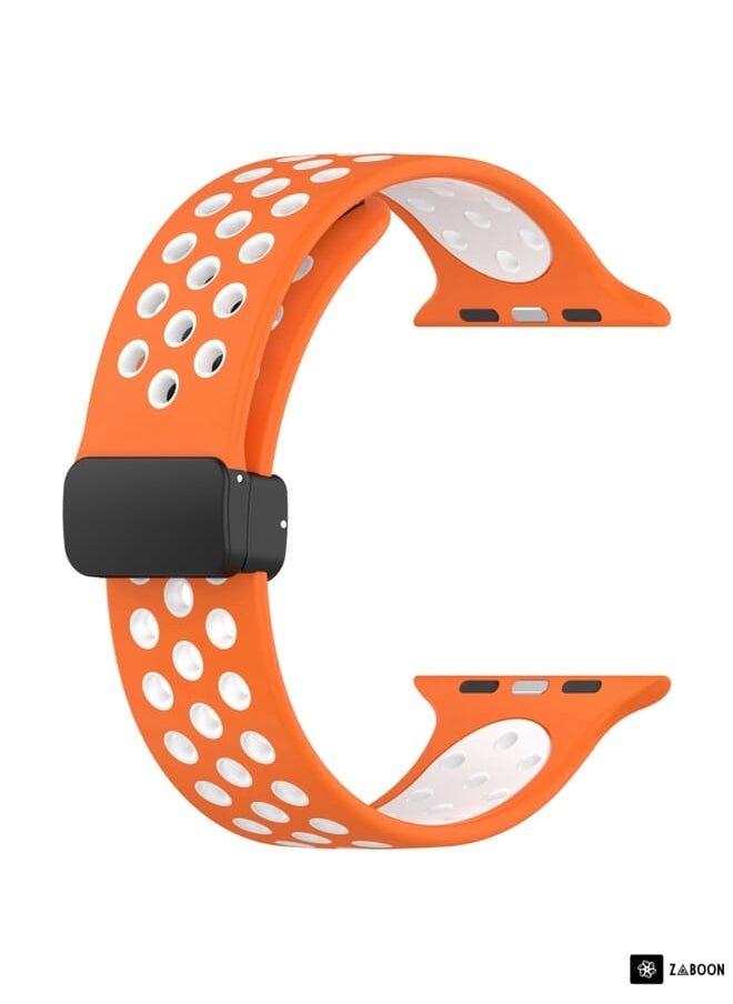 Generic - Apple Watch 3 38/40/41mm Magnetic Buckle Silicone Watch Band - Image 1