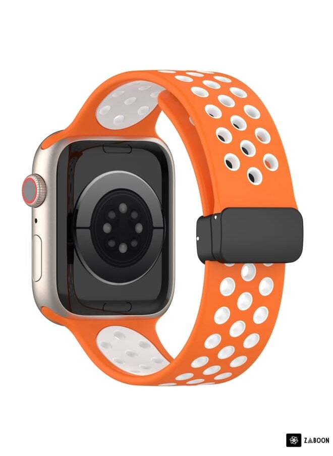 Generic - Apple Watch 3 38/40/41mm Magnetic Buckle Silicone Watch Band - Image 1