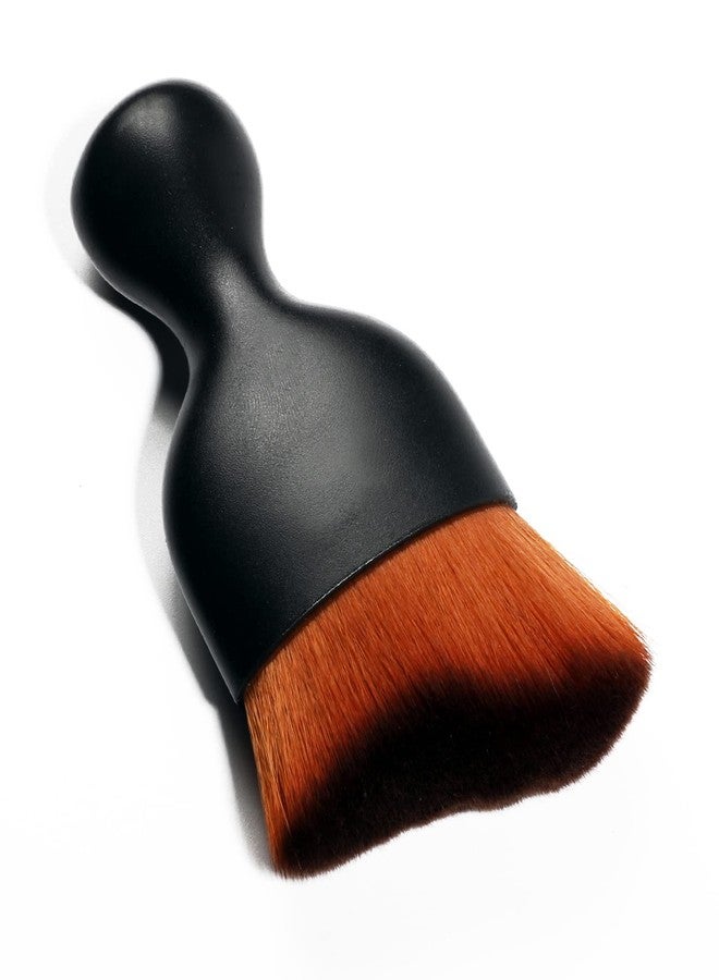 AOCISKA Car Interior Detailing Brush,Soft Bristle Cleaning Brush Car Detailing Brush Dusting Brush,Car Interior Cleaning Tool,Auto Detail Brush Car Dash Duster Brush (Black&Brown) - Image 1