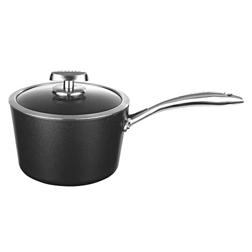 Scanpan Pro IQ 3 qt Nonstick Covered Saucepan - Compatible with All Cooktops, Induction Ready, Metal Utensil Safe, Oven Safe to 500°F, Dishwasher Safe - Image 1
