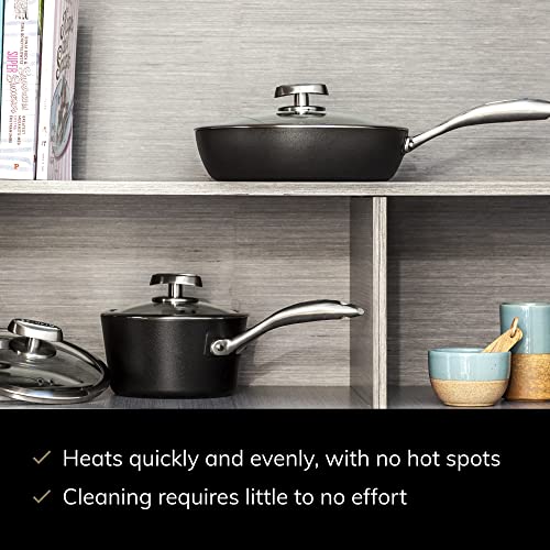 Scanpan Pro IQ 3 qt Nonstick Covered Saucepan - Compatible with All Cooktops, Induction Ready, Metal Utensil Safe, Oven Safe to 500°F, Dishwasher Safe - Image 5