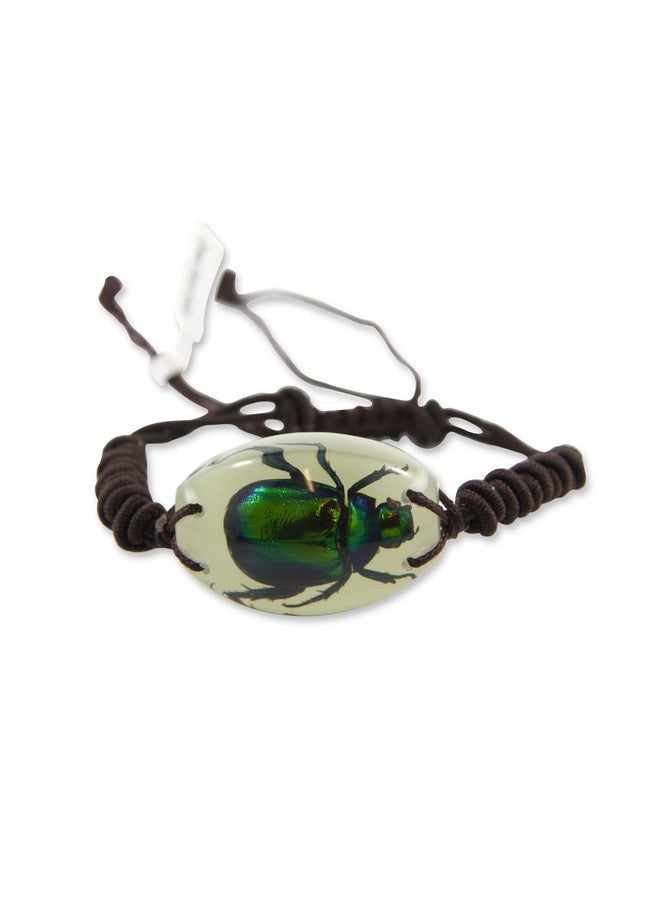 REALBUG Chafer Beetle Bracelet, Glow In The Dark, 10 Inches , Green - Image 1