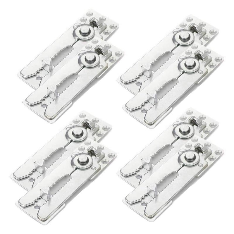 HOWDIA 8 Pack Sectional Couch Connector Screws Heavy Duty Sofa Connectors for Sectionals Couch Clamps to Make Sectional Stay MultiCard Design Furniture Connectors