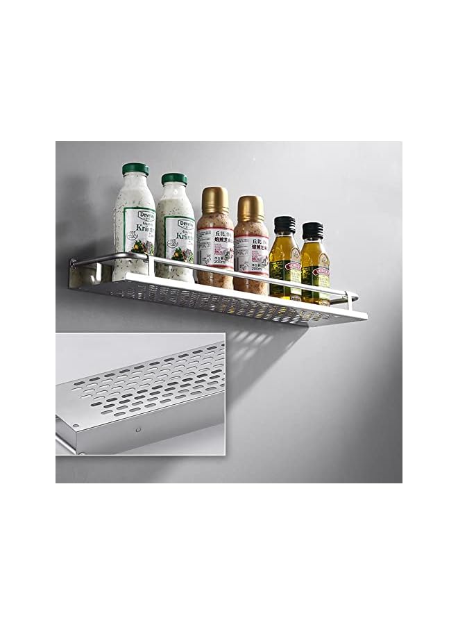 vesus Drilling Adhesive Shower Shelves,Stainless Steel Bathroom Kitchen Organizers , Wall Mount Corner Shower Caddy for Bathroom Kitchen Storage (ZWJ-60)  - Image 3