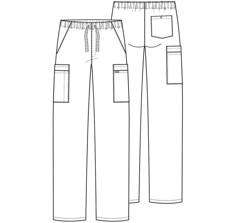 Cherokee Men's Originals Cargo Scrubs Pant, Black, X-Large - Image 5