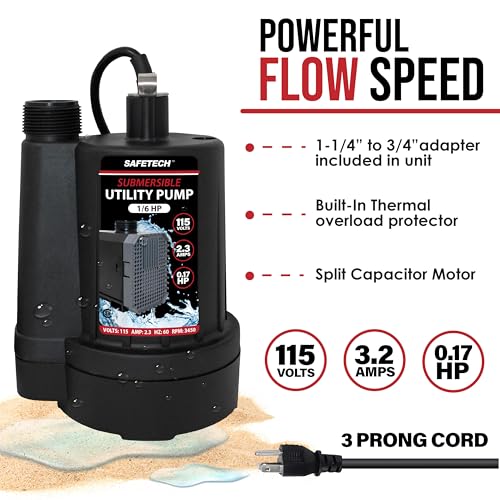Safetech Tankless Water Heater Flushing Kit with 5-Gallon Screw-Top Lid, Premium Braided Hoses, 1/6 HP Pump, and Concentrated Vinegar - Image 4