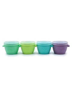 melii Pack Of 4 Silicone Snap And Go Pods, 4 Oz  - Image 1