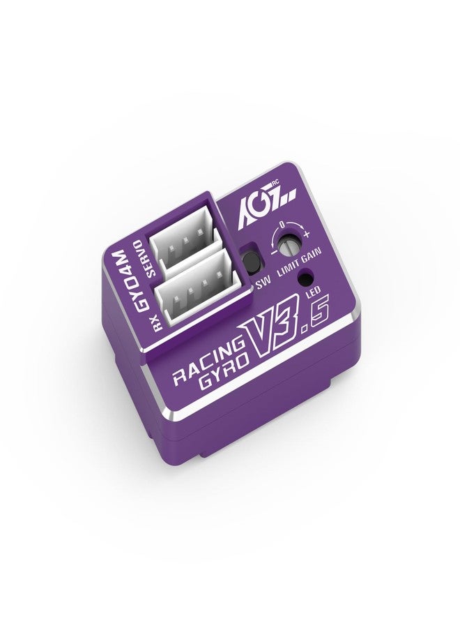 AGFRC Upgraded Mini Z RC Gyros - Mini Gyros for Drifting Mini-Z Car/Full Aluminum Precision RC Purple Gyro Set for Competition Grade RC Drifting (GY04M V3.5) - Image 1
