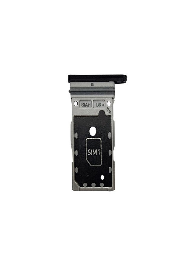 Eaglewireless Dual SIM Tray and Micro SD Card Tray Holder Slot with Rubber Waterproof Gasket Ring Replacement for Samsung Galaxy S23 Ultra 5G-Phantom Black - Image 3