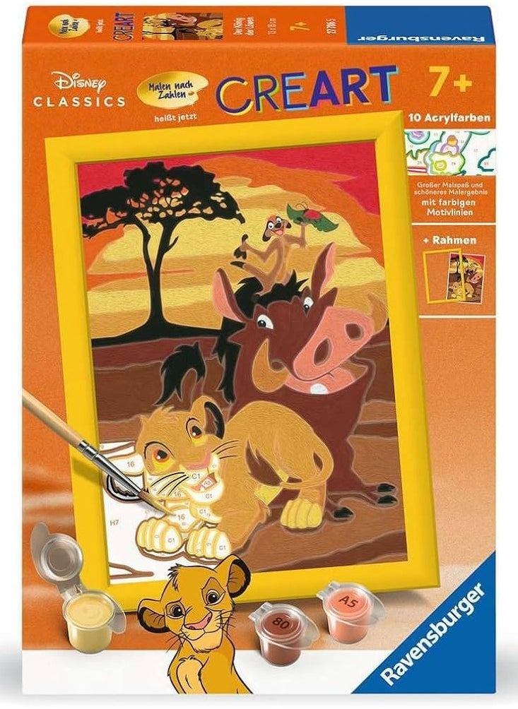 Ravensburger Ravensburger CREART The Lion King 13 x 18 cm - Coloring  - Image 1