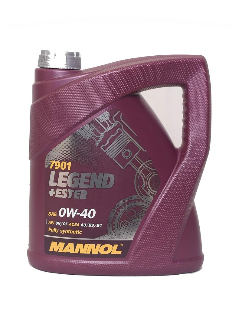 MANNOL 7901 Legend Ester Sae 0W-40 Fully Synthetic Engine Oil l For Car 4L - Image 1