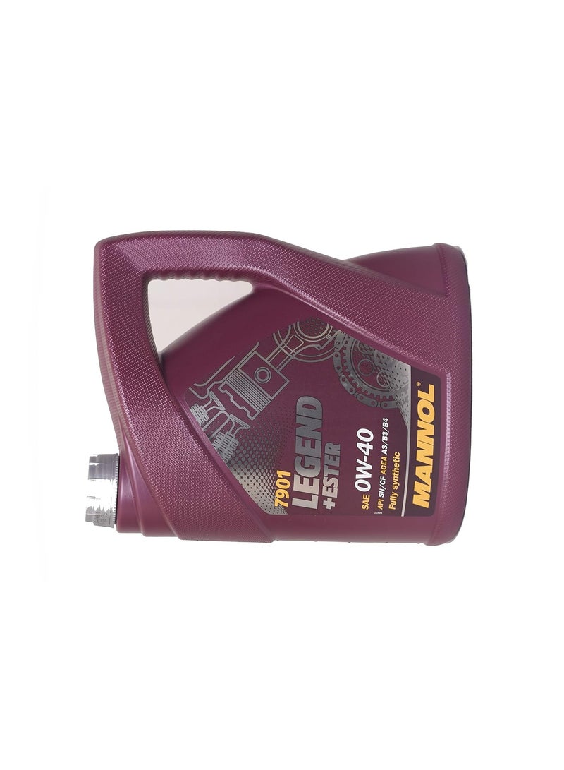 MANNOL 7901 Legend Ester Sae 0W-40 Fully Synthetic Engine Oil l For Car 4L - Image 2