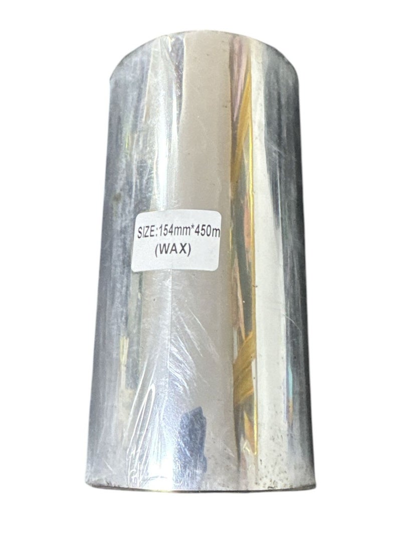 AVE-TECH شريط نقل حراري ممتاز عرض 154 مم طول 450 م / للاستخدام في زيبرا / GK420t/ZD220T