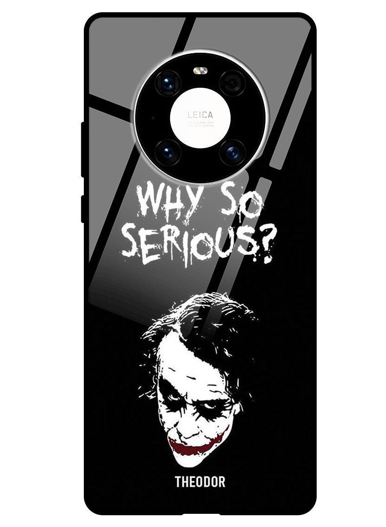 Theodor Protective Tempered Glass Case Cover HUAWEI MATE 40 5G  Why So Serious - Image 1