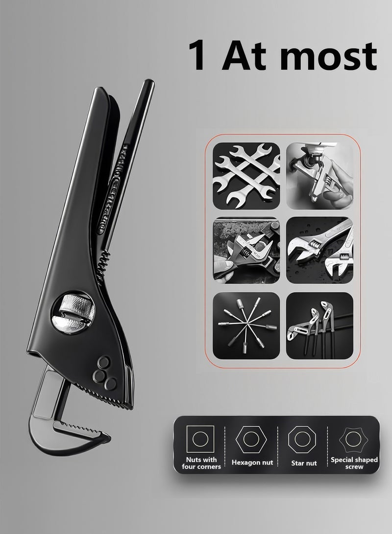 طقم مفتاح أنابيب قابل للتعديل، 7,9,10.5,12 إنش - Image 3