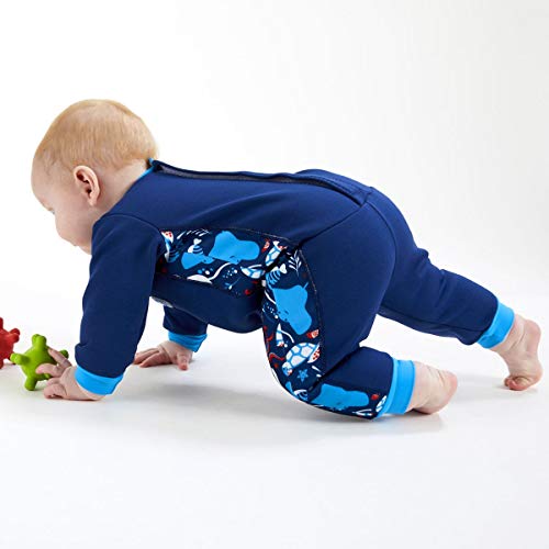 Splash About Warm in One Baby Wetsuit, Under The Sea, 6-12 Months - Image 5
