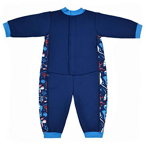 Splash About Warm in One Baby Wetsuit, Under The Sea, 6-12 Months - Image 3