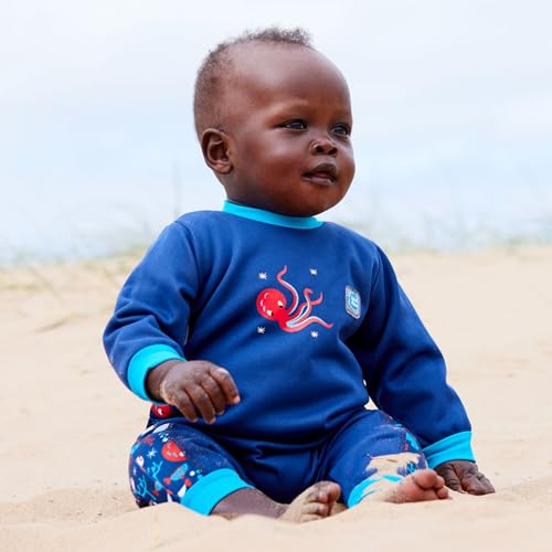 Splash About Warm in One Baby Wetsuit, Under The Sea, 6-12 Months - Image 2