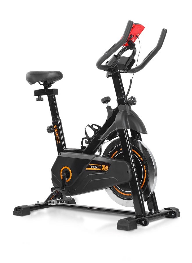 Favarey - New Exercise Bike Equipped with an LCD Screen and Adjustable Magnetic Resistance for Cardio, Training and Fitness Exercises - Image 1