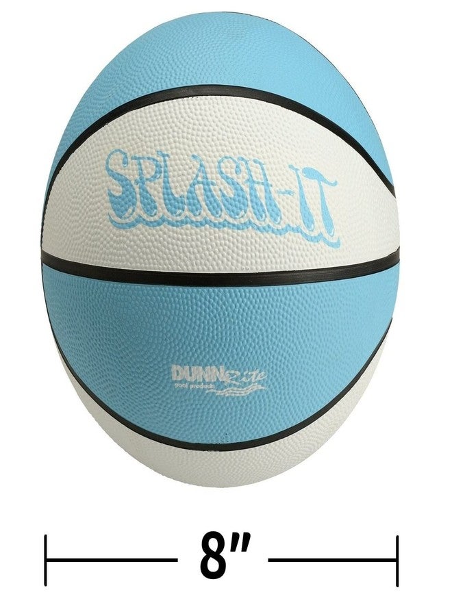 DUNNRITE Products 8" Diameter Midsize Aqua B120 Pool and Lake Water Basketball, Waterproof - Image 3