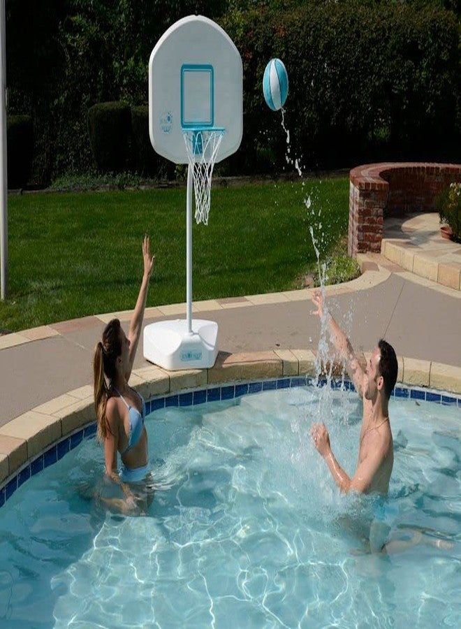 DUNNRITE Products 8" Diameter Midsize Aqua B120 Pool and Lake Water Basketball, Waterproof - Image 4