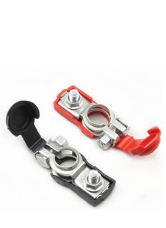 Oasisgalore Negative & Positive Battery Terminals，Clamps Connectors Applicated in Car,Van and More  - Image 1