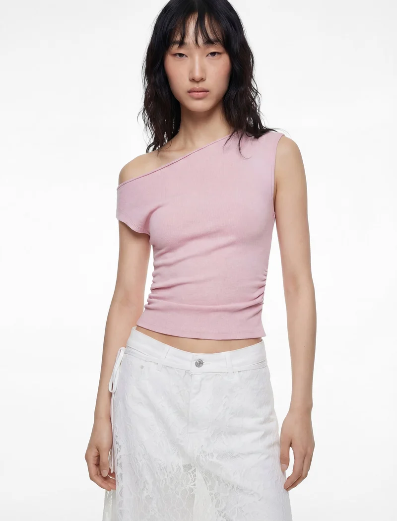 كوتون Sleeveless T-Shirt