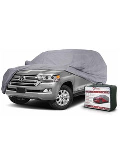 fenex Fenex Car Cover [Land Cruiser] – All-Weather Protection | Waterproof, UV-Resistant, Dustproof, Breathable | Indoor/Outdoor Use | Door Zipper & Mirror Pockets | Fits SUV cars (589 × 203 × 160 cm)  - Image 1